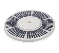 FRCOLOR Lampe Solaire Batterie 2500ma Rechargeable pour Mât de Drapeau 48 LED Blanches Réglage de Luminosité en 3 Niveaux, pour Jardin et Extérieur