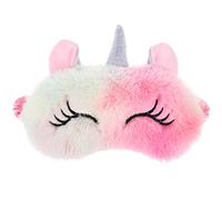 Frcolor Licorne Masque De Sommeil Mignon Licorne Corne En Peluche Bandeau yeux Couverture pour Femmes Filles Enfants Maison Lit Voyager Vol De Voiture Camping Utiliser