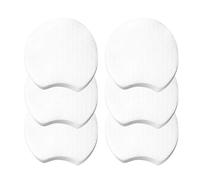 FRCOLOR Lingettes Démaquillantes Non Tissées Épaisses 2400 Pièces Format Demi-Lune Bord Découpé Texture Perlée Douces Yeux et Visage pour Extensions de Cils et Soin Quotidien