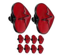 FRCOLOR Lot De 10 Broches D'Amour Petites Broches En Forme De Cœur Pour Infirmières De Médecin De Sensibilisation En Forme De Cœur De Pour La