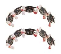 FRCOLOR Lot de 10 Broches de Diplômé 2026 en Alliage pour Chapeau de Remise de Diplômes Épinglettes Décoratives pour Vêtements et Paquet Accessoires Souvenirs Fête de Fin d'Études