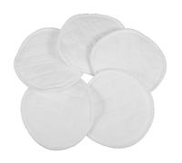 FRCOLOR Lot De 10 Coussinets D'allaitement En Coton 12 Couches Lavables Réutilisables Absorbants Anti-fuite Blancs Maternité Soins Bébé Allaitement