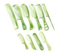 FRCOLOR Lot De 10 Peignes À Cheveux En Plastique Outil De Coiffure Pour Femmes Et Hommes Brosse Lissante