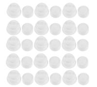 FRCOLOR Lot de 10 Presse-tubes de Dentifrice en Silicone Blanc, Distributeurs Automatiques sans Gaspillage, Faciles à Nettoyer, Accessoires Pratiques pour Salle de Bain