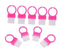 FRCOLOR Lot de 100 Set de Brosses à Ongles Rigides Rose, Petite Taille, Nettoyantes Multi-usages, pour Manucure et Pédicure, Portables et Légères, Outil de Nettoyage Précis pour Femmes