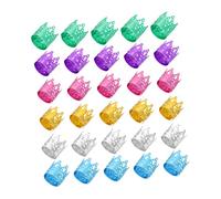 FRCOLOR Lot De 100 Tresses En Forme De Couronne Pour Dreadlocks Réglables En Métal Pour Mariage Et Bal De Fin Dannée