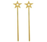 FRCOLOR Lot de 12 Baguettes Magiques de Princesse en Forme d'étoile, | Baguettes magiques en forme d'étoile à cinq branches pour enfants, accessoire de déguisement, accessoire de cosplay,