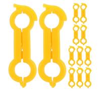 FRCOLOR Lot de 12 Correcteurs de Pattes pour Calopsittes, Dispositif D’alignement des Orteils en Dedans, Bagues Confortables en Matière Douce pour Oiseaux, Accessoires Santé