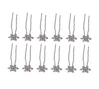 FRCOLOR Lot De 12 Épingles À Cheveux Uniques Au Design Flocon De Neige Accessoires Pour Cheveux Pour Mariage Et Bal De Fin Dannée
