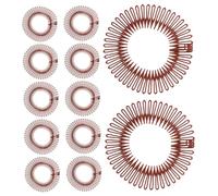 FRCOLOR Lot De 12 Peignes Élastiques En Plastique Souple Pour L'arrière De, Confortables Et Invisibles