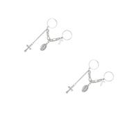 FRCOLOR Lot De 2 Bagues À Deux Doigts En Alliage Pour Femme Anneau Ouvert Anneau Décoratif