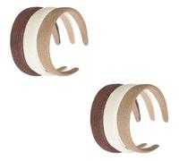 FRCOLOR Lot De 2 Bandeaux Tissés Chics Pour Femmes Accessoires De Plage Légers Bandeaux Décoratifs Exquis Pour Femmes Et Filles 3 Pièces X 2