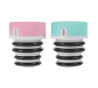 FRCOLOR Lot de 2 Buses de Douchette pour Bidet Portable Jet Mono-Orifice Doux et Précis Plastique Blanc Vert et Rose Compact et Léger pour Voyage Camping et Soins Féminins