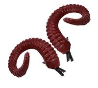 FRCOLOR Lot de 2 Épingles à Cheveux Polyvalentes en Corne de Mouton pour Femmes Et Filles Accessoire pour Cheveux en Cornes Foncées pour Halloween Cosplay