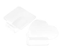 FRCOLOR Lot de 2 Palettes D'ongles en Acrylique pour Nail Art, Fermeté et Usage Professionnel en Salon de Manucure, pour Famille et Amis
