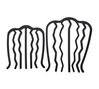 FRCOLOR Lot de 2 Peignes à Cheveux U Épingle à Cheveux Latérale en Accessoires Coiffure Pratique et Solide pour Toutes
