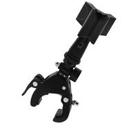 FRCOLOR Lot de 2 Pinces pour Pied de Microphone Réglables en Plastique Filetage 1/4'', Clips Antichocs pour Studio, Bureau et Enregistrement, Accessoires pour Podcast, Karaoké et