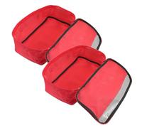 FRCOLOR Lot de 2 Portables, Compactes et Légères, Tissu Résistant Fermeture Éclair, pour Voiture et Activités de Plein Air, Kit D'urgence Polyvalent pour Voyage et Santé