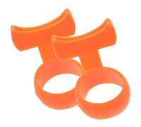 FRCOLOR Lot de 2 Protège-Doigts Antidérapants pour Guitare Électrique et Acoustique, Accessoire Entraînement Doigts en Matériau Résistant, pour Apprentissage Médiators, Usage Pratique