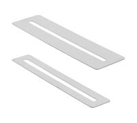 FRCOLOR Lot de 2 Protège-doigts de Frettes en Métal Résistant, Outil pour Polissage et Réparation de Touche de Guitare Électrique et Acoustique, Accessoire Luthier pour Entretien Précis