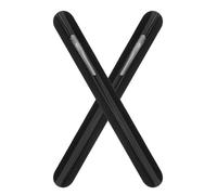 FRCOLOR Lot de 2 Raclettes à Miettes en Acier Inoxydable Noir, Ramasse-miettes Compact pour Table, Outil de Nettoyage pour Restaurant et Maison, Ustensile la Cuisine Inox Robuste