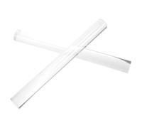 FRCOLOR Lot de 2 Rouleaux à Argile en Acrylique Transparent, Outils de Poterie pour Pâte Polymère, Ensemble Léger Rouleau Creux et Rouleau Plein, Accessoires de Sculpture Artisanale