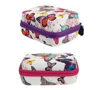 FRCOLOR Lot De 2 Sacs De Rangement Pour Bouteilles D'Huile Essentielle Pilulier Quotidien Portable Distributeur De Comprimés Conteneurs De Voyage Sacs Fourre-Tout