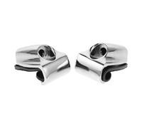 FRCOLOR Lot de 2 set de Crochets Métalliques pour Grosse Caisse avec Patins en Caoutchouc Antidérapants Accessoires Compatibles Universellement pour Batterie Pièces de Rechange Robustes