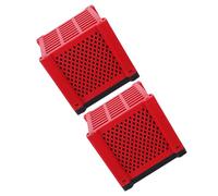 FRCOLOR Lot de 2 Sets de Filtres Aquarium à Double Filtration Cubes de Charbon Actif Réutilisables, Boîte de Rangement pour Masses Filtrantes, Média Filtrant Écologique pour Purification