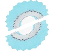 FRCOLOR Lot de 2 sifflets à oiseaux métalliques bleus, sifflet d'appel et entraînement, émetteurs de chants et gazouillis pour divertissement en extérieur et observation des oiseaux