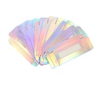 FRCOLOR Lot De 20 Boîtes De Rangement Vides Pour Cils Extensions De Cils Adhésives Individuel Transparent Pour Extensions De Cils Spray Grappes De Cils Kit De Palette Rose