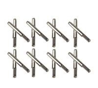 FRCOLOR Lot de 20 Chevilles Métalliques pour Cordes de Lyre Pièces de Rechange Robustes et Solide Accessoires pour Instruments de Musique Polyvalents Compatibles Guzheng et Dulcimer