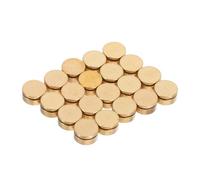 FRCOLOR Lot de 20 Tiges Rotatives en Métal pour Nail Art 5X5X35 MM Couleur Cuivre Ancien Roulement à Billes Haute Vitesse Accessoire Rotatif pour Décoration D’Ongles Professionnel