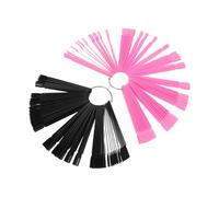 FRCOLOR Lot De 200 Présentoirs De Pour Ongles Cartes D'Échantillons De Bâtonnets De Pour Ongles Palette De Manucure Organisateur De Vernis Gel