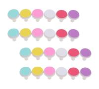 FRCOLOR Lot de 24 Têtes de Lime Électrique pour Bébé Transparentes Coussinets de Rechange, Soin des Ongles Silencieux et Sécurisé, Accessoires de Manucure pour -nés et Nourrissons, Usage