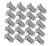 FRCOLOR Lot De 25 Pinces à Chapeau Métalliques Robustes, Petites Pinces En Fer Argenté, Clips Polyvalents Pour Loisirs Créatifs, Couture Et Voyages, Accessoires Diy Pour Femmes Et Hommes