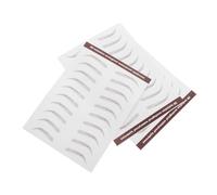 FRCOLOR Lot De 3 Autocollants Pour Sourcils Pour Femmes Débutantes Faux Sourcils Temporaires Imperméables Et Détachables Effet Cheveux Marron