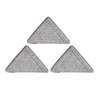 FRCOLOR Lot de 3 Lingettes de Rechange Triangulaires pour Balai, Fibres Super Absorbantes, Dimensions 25x20x20 Cm, Compatibles Balais à Franges, pour Sols Durs, Nettoyage Domestique