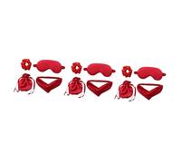 FRCOLOR Lot De 3 Masques De Sommeil En Soie 4 Pièces Pour Dormir Masque Pour Les Yeux Bandeau Pour Les Cheveux Pour La Relaxation
