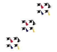 FRCOLOR Lot De 3 Mini-bandeaux Pour Casquette De Doctorat Pinces À Cheveux Fantaisie Accessoires De Fête 4 Pièces X 3