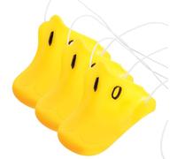 FRCOLOR Lot de 3 Nez de Canard en Vinyle pour Déguisement Accessoire Cosplay Compact et Drôle pour Garçon et Filles et Adultes pour Fêtes et Halloween
