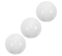 FRCOLOR Lot de 3 Perles de Roue Russe en Résine Blanche pour Jeu de Roulette à Domicile, Élément Interactif Moderne et Élégant, pour Roues de Roulette