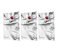 FRCOLOR Lot de 3 Pochettes à Boire Réutilisables pour Vin 10l en NY Vmpet PE Faciles à Remplir et Transportables pour Activités en Plein Air et Bars