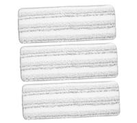 FRCOLOR Lot De 3 Serpillères De Rechange Réutilisables Et Lavables En Coton Pour Sols Serpillères Plates En Microfibre Serpillères Robustes En Nylon