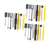 FRCOLOR Lot De 3 Stylos Magnétiques Pour Manucure Outil De Nail Art Fournitures De Salon À Domicile Couleurs Assorties Faciles À Utiliser Pour La Conception Œil De Chat 8 Pièces X 3