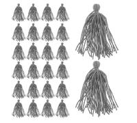 FRCOLOR Lot de 30 Brosses de Ponte Flottantes pour Poissons Gris Accessoire de Frai pour Aquarium, Tapis de Ponte Aquatique Sécurisé et Réutilisable, pour Élevage et Collecte D'œufs