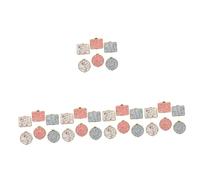 FRCOLOR Lot de 30 Mini miroirs de Maquillage de vanité Miroir de Maquillage Portefeuille de Voyage Mignon Miroir à Main Petit Miroir Compact pour Le à Main Impression Miroir de Voyage Décorer Le