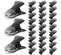 FRCOLOR Lot de 30 Mini Pinces Crocodiles avec revêtement en Silicone | Ne laisse aucune trace sur les tissus, pince pour suspendre des ornements, pinces multi-usages pour objets délicats, loisirs