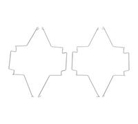 FRCOLOR Lot de 4 Clips Ventilateur CPU en Fil D'acier Argenté pour Refroidissement Pc, Améliore la Dissipation Thermique et Protège les Composants la Surchauffe