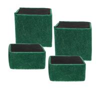 FRCOLOR Lot de 4 Cubes Filtrants pour Aquarium en Charbon Actif Filtration Mécanique pour Eau Douce et Eau de Mer Pièces de Rechange Compatibles pour Réservoir Purification d'eau